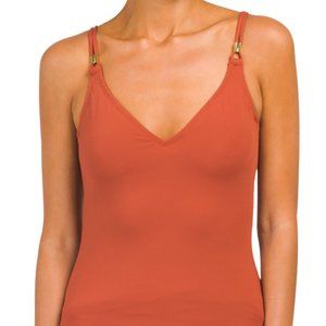 BLEU ROD BEATTIE V-neck Tankini Top - size 4